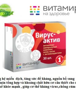 Viên uống VIRUS-ACTIVE  "Phức hợp Vitamin-khoáng chất  với chất chống oxy hóa cao"