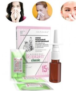 Xịt, nhỏ mũi keo ong Propolis Geliant Nasal Spray chống virut, cảm cúm