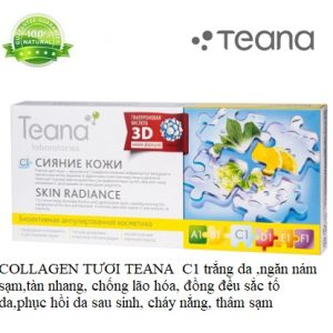 serum TEANA C1 trang da, tri nam sam tan nhang, phuc hoi da sau sinh, chay nang, tham sam