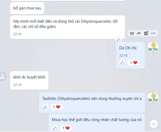 taxifolin dihydroquecertin cua nga giam mo mau, tan huyet khoi