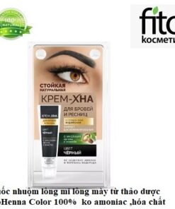 Kem nhuộm mi mày FITO COSMETIC 100% tự nhiên từ lá móng HENNA Indian, màu đen