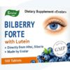 Viên uống Lutein bổ mắt của Nga Blueberry Forte kết hợp việt quất  tăng cường thị lực, ngăn các bệnh về mắt