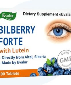 Viên uống Lutein bổ mắt của Nga Blueberry Forte kết hợp việt quất  tăng cường thị lực, ngăn các bệnh về mắt