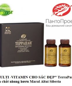 Multivitamin cho sắc đẹp TERRAPAN từ nhung hươu Altai đẹp da, chống rụng tóc , bổ sung sắt,tăng cường sức khỏe