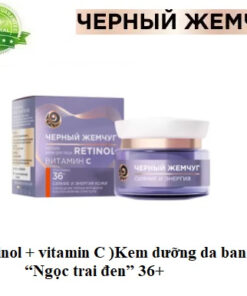 (Retinol + vitamin C )Kem dưỡng da ban đêm “Ngọc trai đen” 36+ collagen chống lão hóa mạnh, phục hồi da tích cực